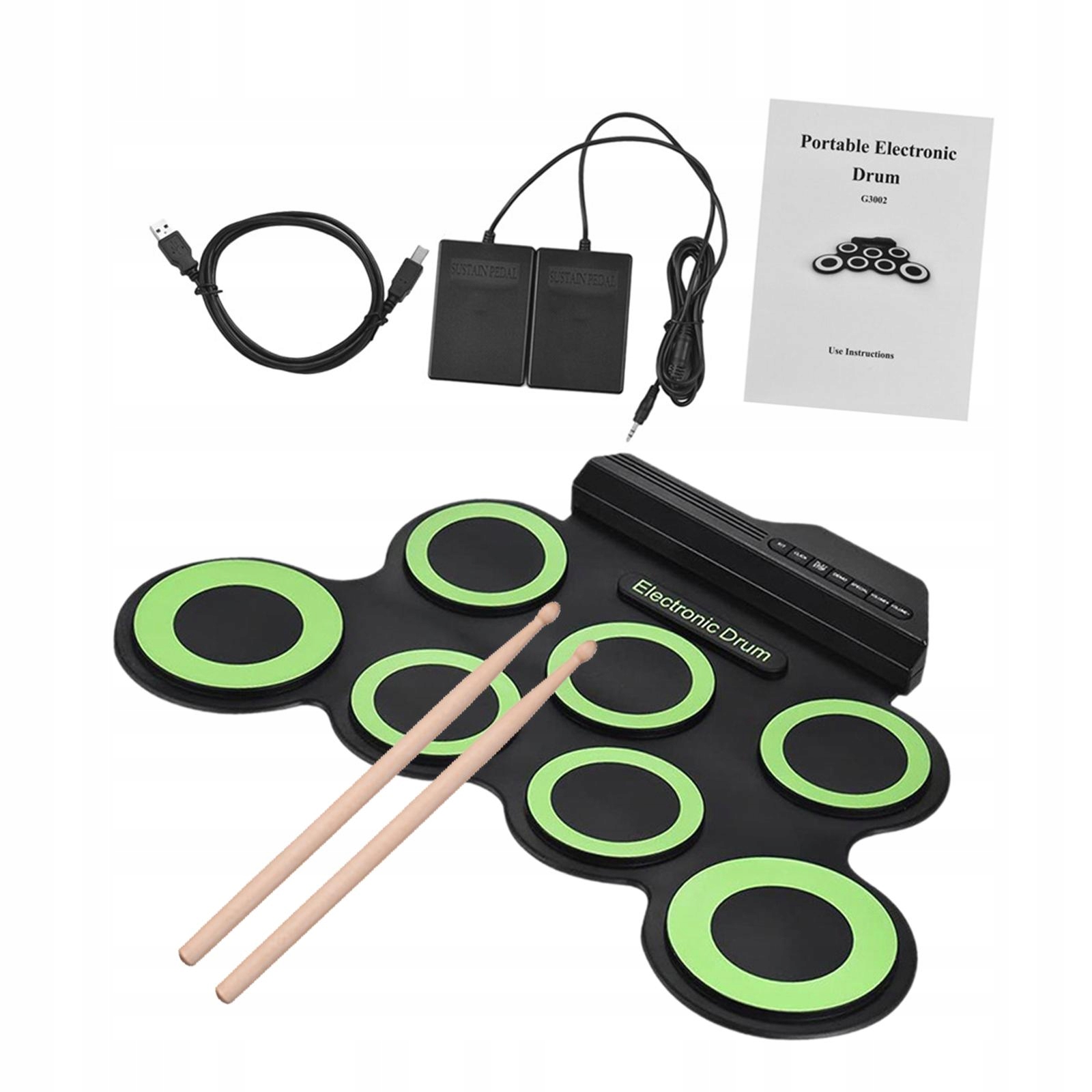 Przenośna perkusja elektroniczna OEM ROLL UP DRUM PAD – Idealna dla każdego miłośnika rytmów