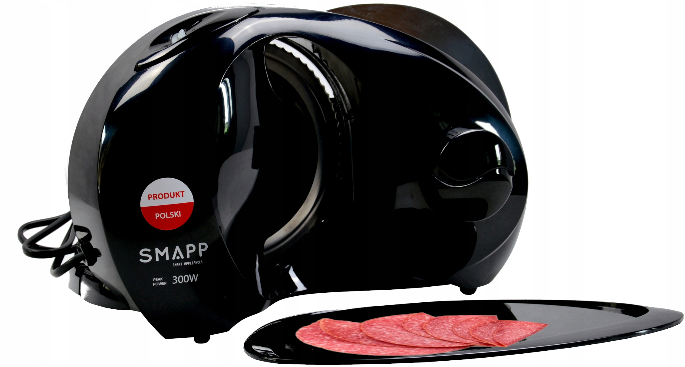 Krajalnica Smapp 294.5 czarna 300 W – Idealne rozwiązanie do Twojej kuchni