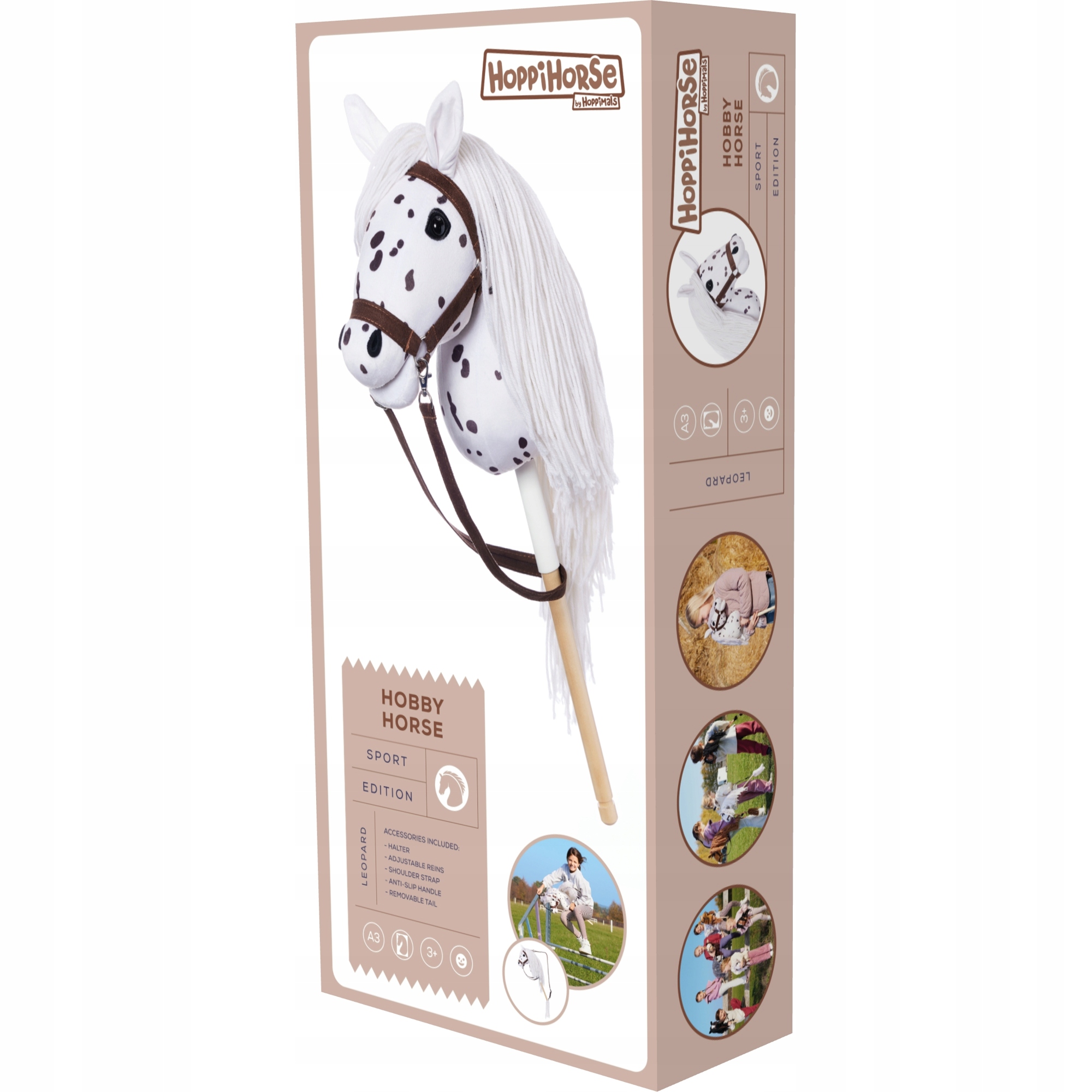 Koń na kiju Hobby Horse HOPPIHORSE A3 Leopard – idealny towarzysz zabaw