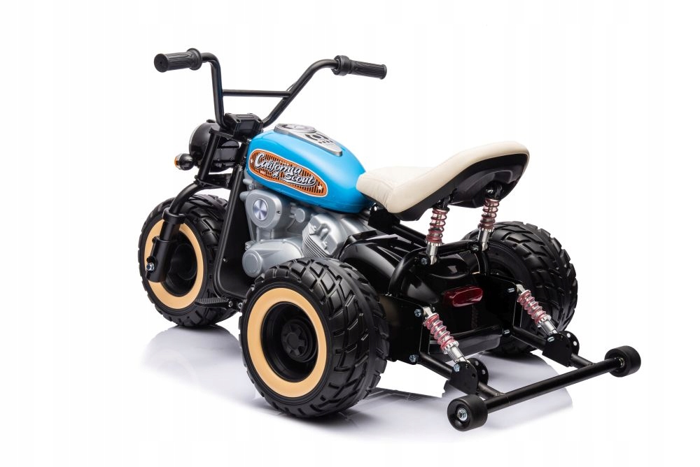 LeanToys Motor Na Akumulator Trójkołowy LL6688 Niebieski 24V – Idealny pojazd dla małych kierowców