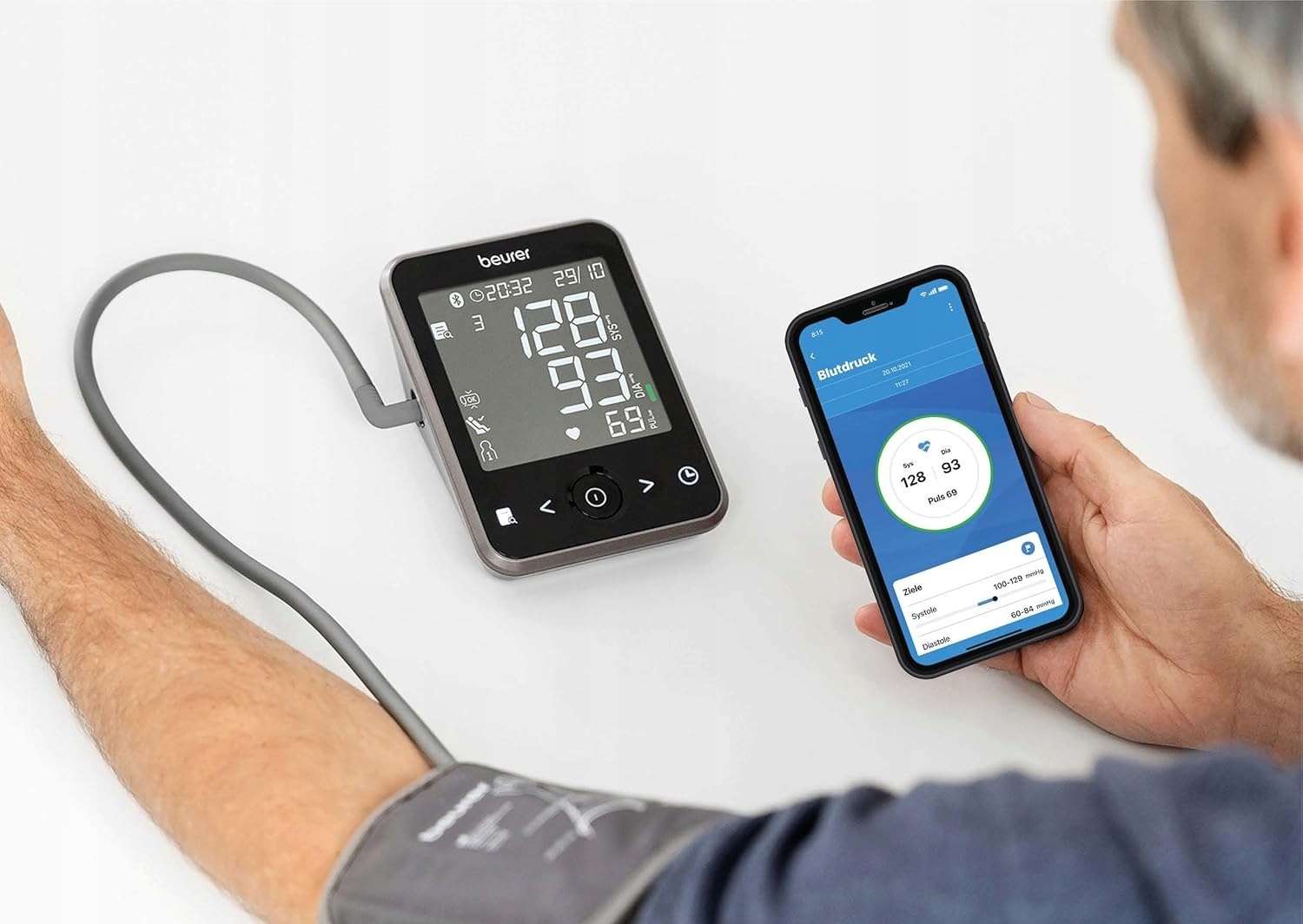 Łatwe połączenie z aplikacją Beurer HealthManager Pro