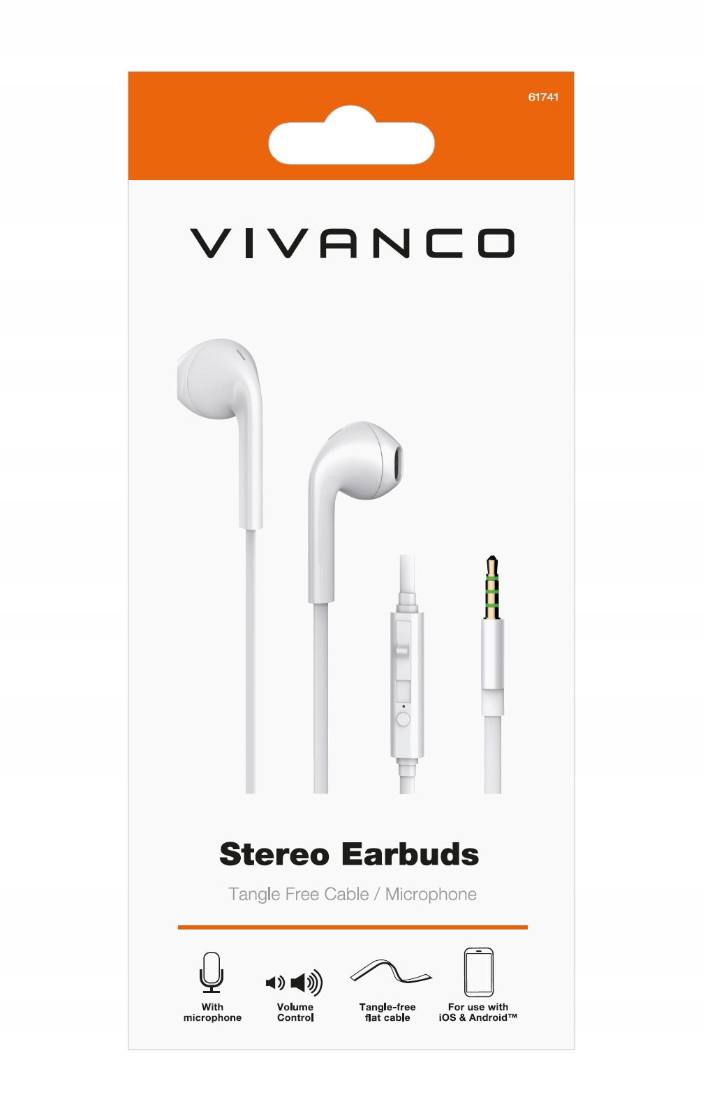 Słuchawki Vivanco Vivanco headset Stereo Earbuds – Doskonała jakość dźwięku