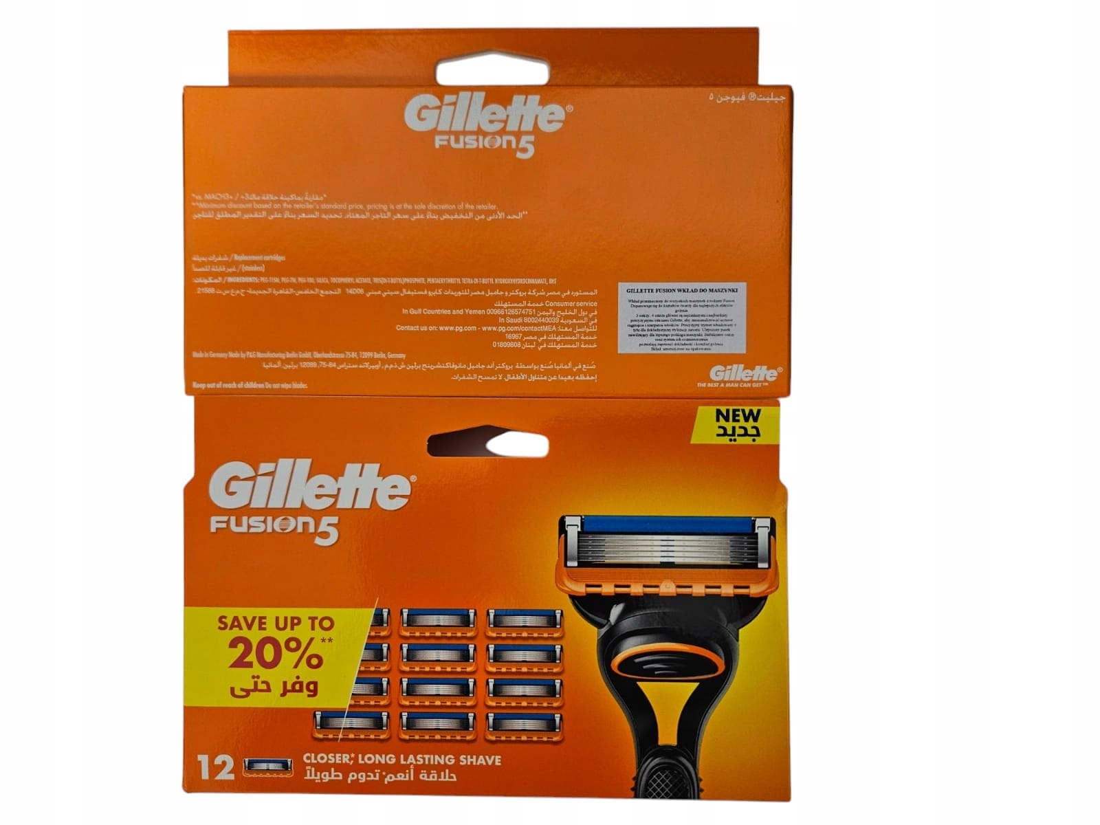 Kompatybilność z maszynkami Gillette Fusion