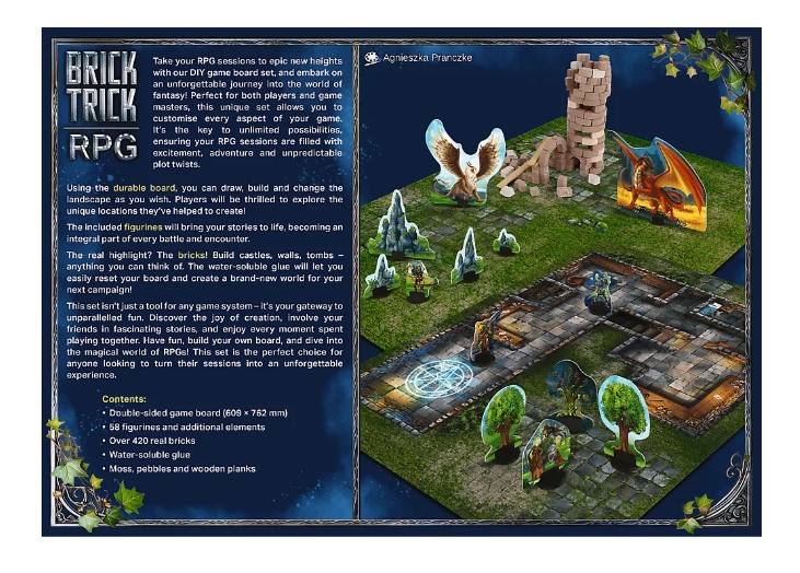 Kreatywny zestaw konstrukcyjny dla miłośników RPG
