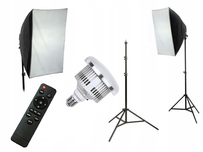 Zestaw studyjny Xrec 5w1 Lampa LED 200W – Idealne oświetlenie do Twojego studia