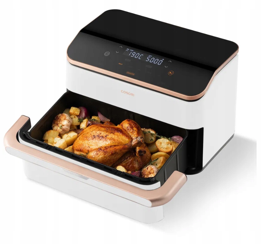 Cosori CAF-TF101S-WEUR Dual Blaze TwinFry Wi-Fi 10 l – Innowacyjna frytkownica beztłuszczowa