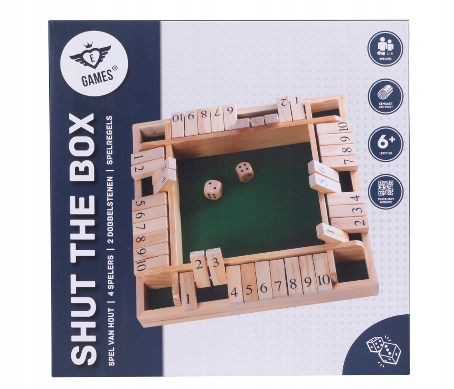 Gra planszowa Shut the Box – Rozrywka dla całej rodziny