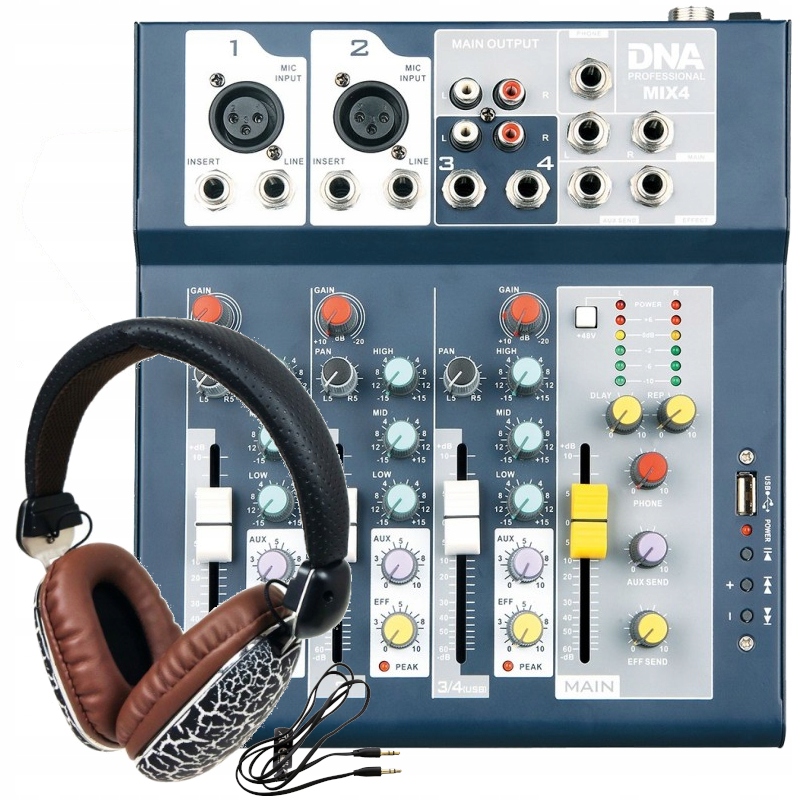 Wszechstronność z 4 kanałami i obsługą MP3