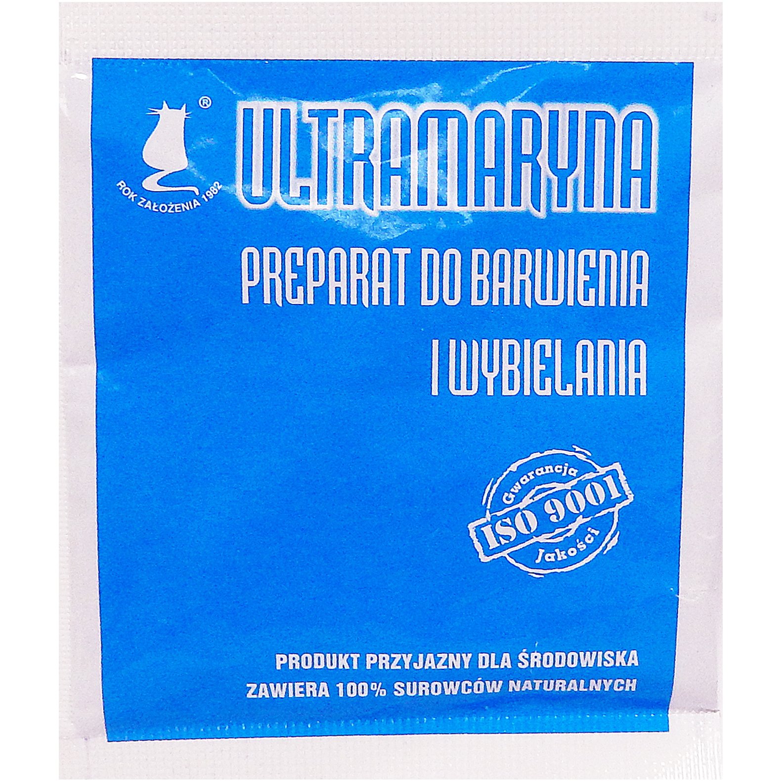 Ultramaryna Preparat do barwienia i wybielania 20g – Skuteczny środek do usuwania żółtego zabarwienia