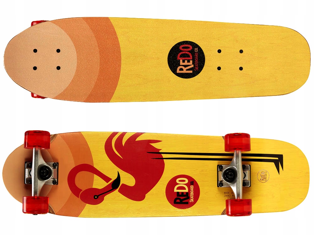 Drewniana Deskorolka ReDo Flaming 100kg SP0742 – Idealna dla miłośników skateboardingu
