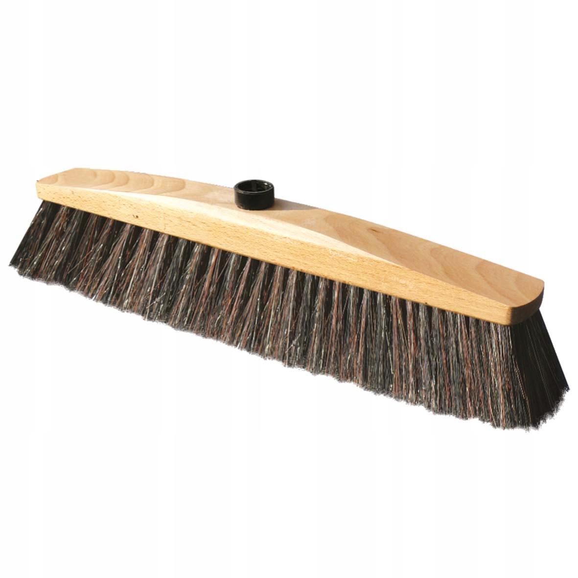 York YORK - Szczotka drewniana z naturalnym końskim włosiem, 40 cm – Skuteczne sprzątanie w Twoim domu