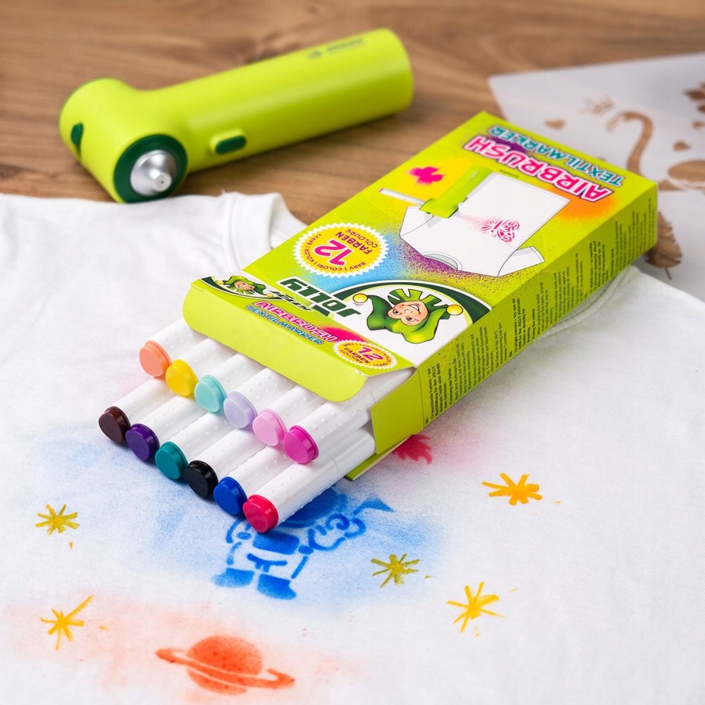 Jak używać wkładów do AirBrush Textile - porady dla rodziców