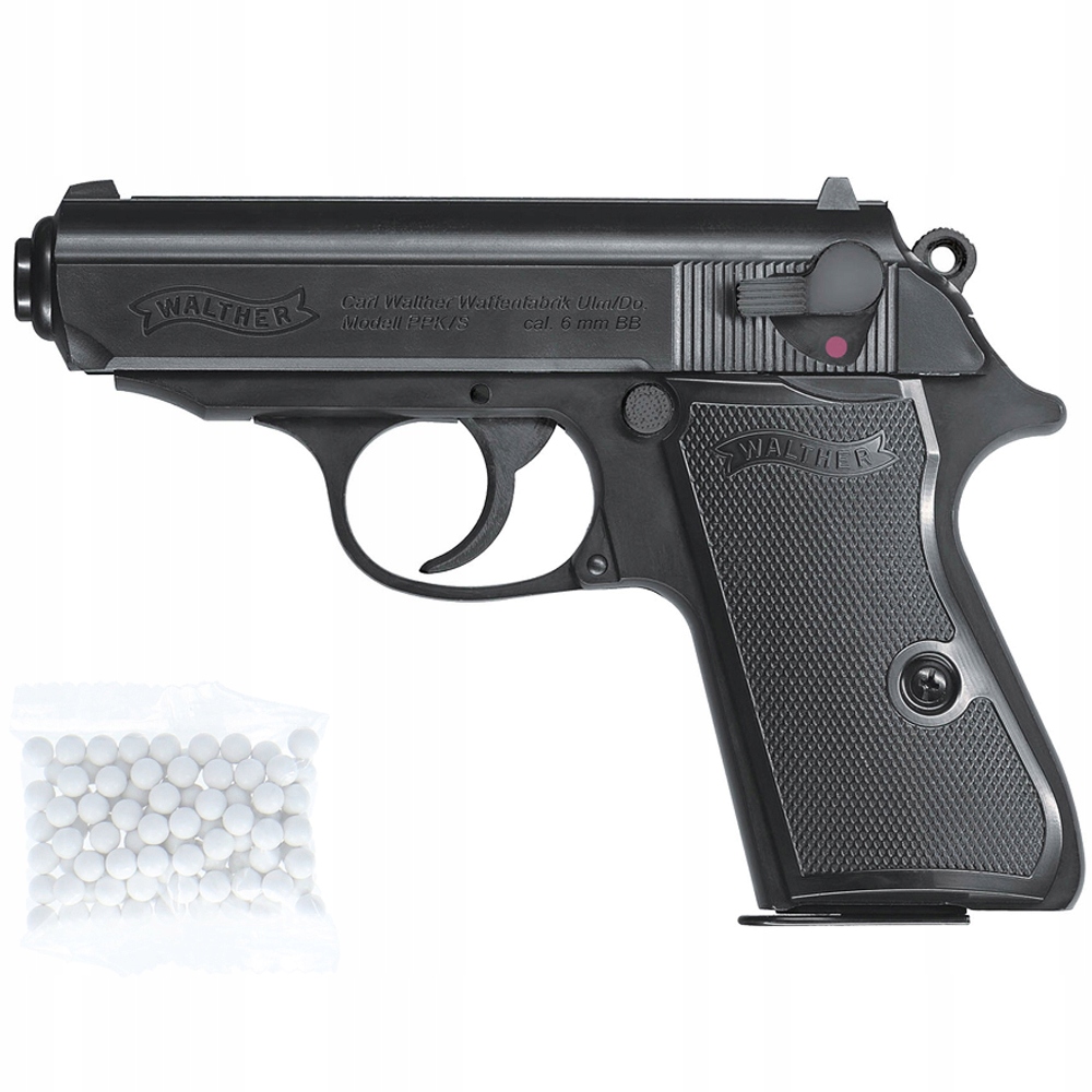 Pistolet ASG Walther PPK/S sprężynowy – Idealna replika do airsoftu