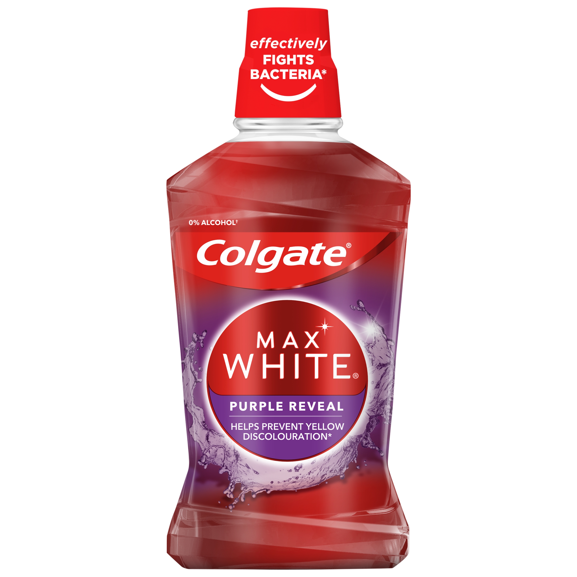 COLGATE Plax Max White Płyn do płukania jamy ustnej Purple Reveal – Idealna ochrona dla Twojego uśmiechu