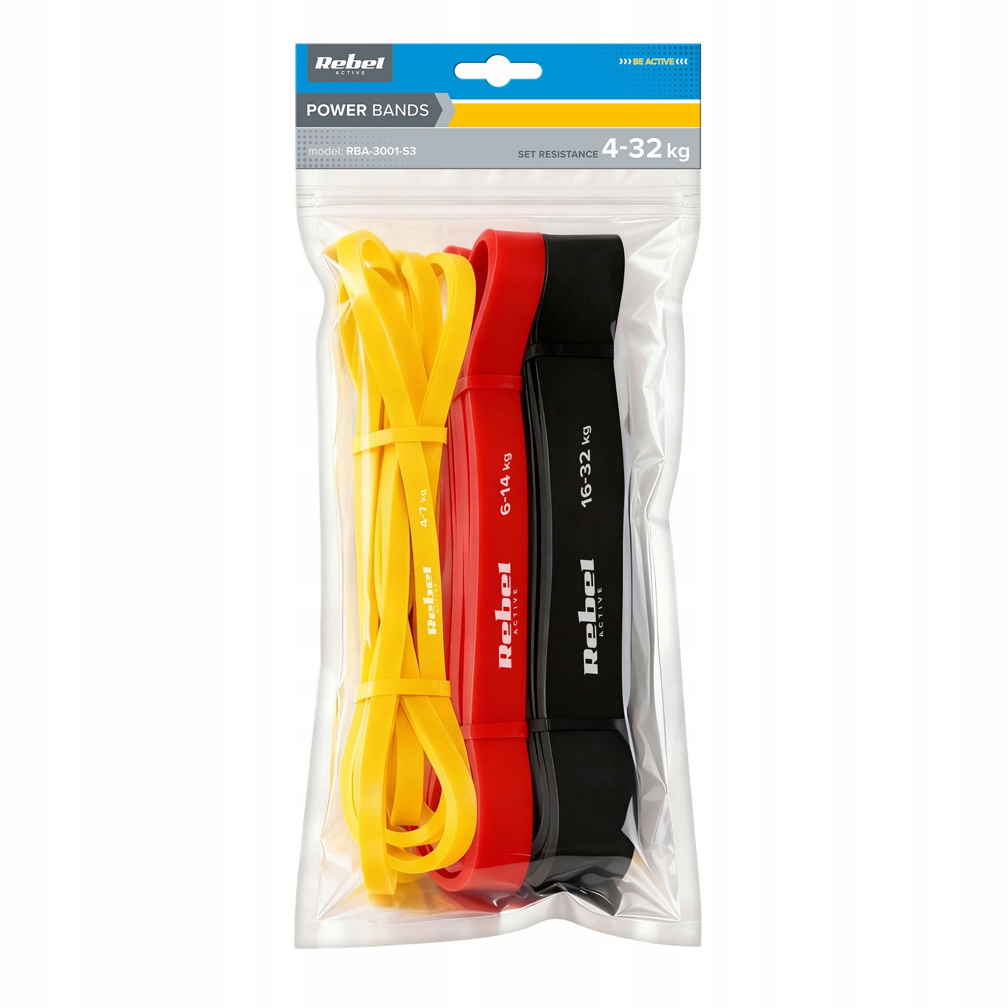 Zestaw gum do ćwiczeń TPE - Power Band PT-S3, 4-32 kg – Idealny wybór dla każdego sportowca