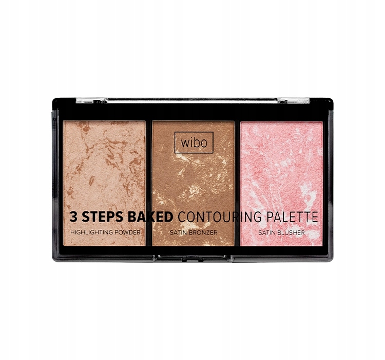 3 Steps Baked Contouring Palette – Idealna paleta do konturowania twarzy