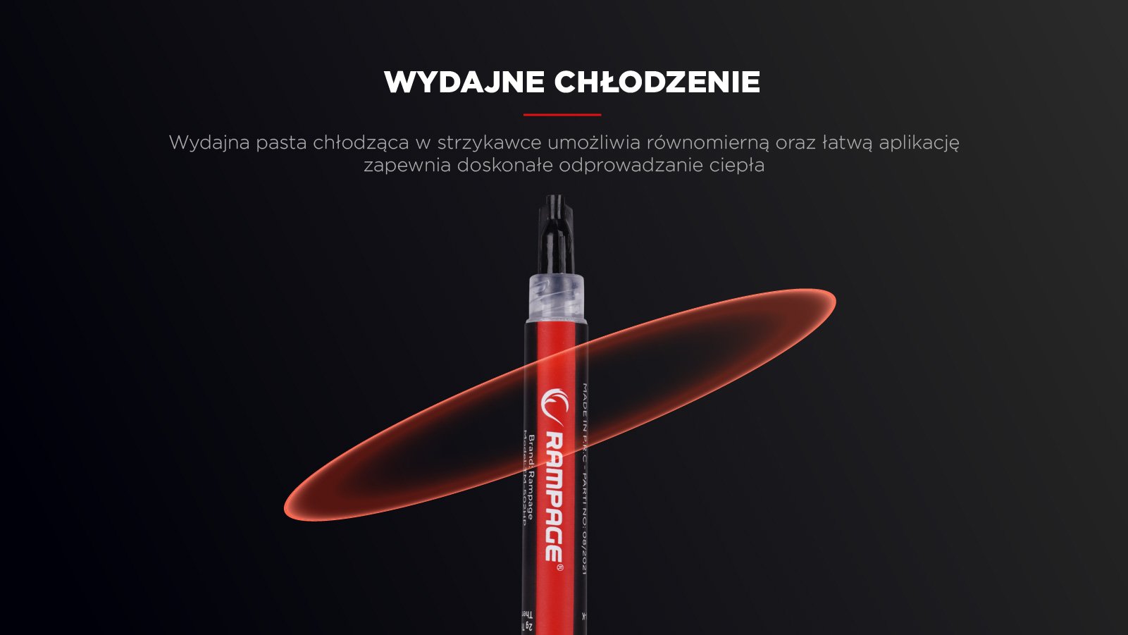 pasta termoprzewodząca 13.4 W/m-K Rampage  TM-502HP