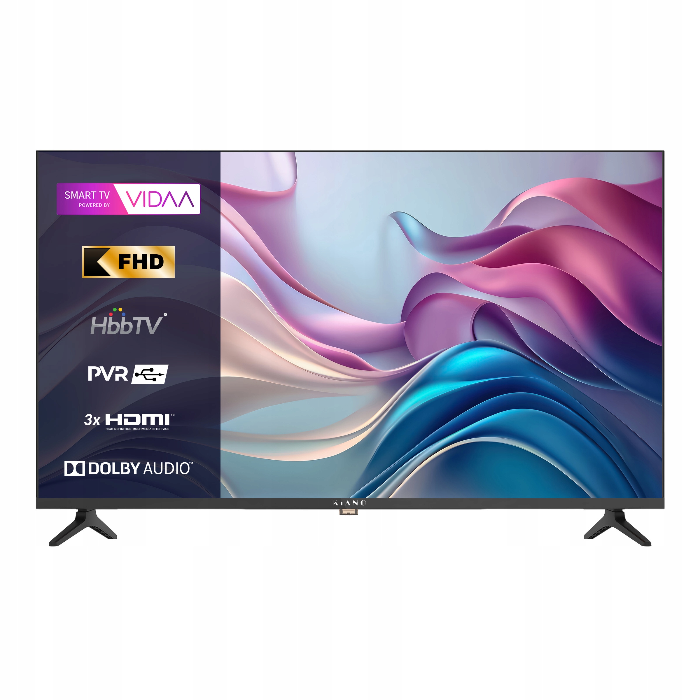 Telewizor Kiano Elegance 40 Vidaa – Nowoczesna rozrywka w Twoim salonie