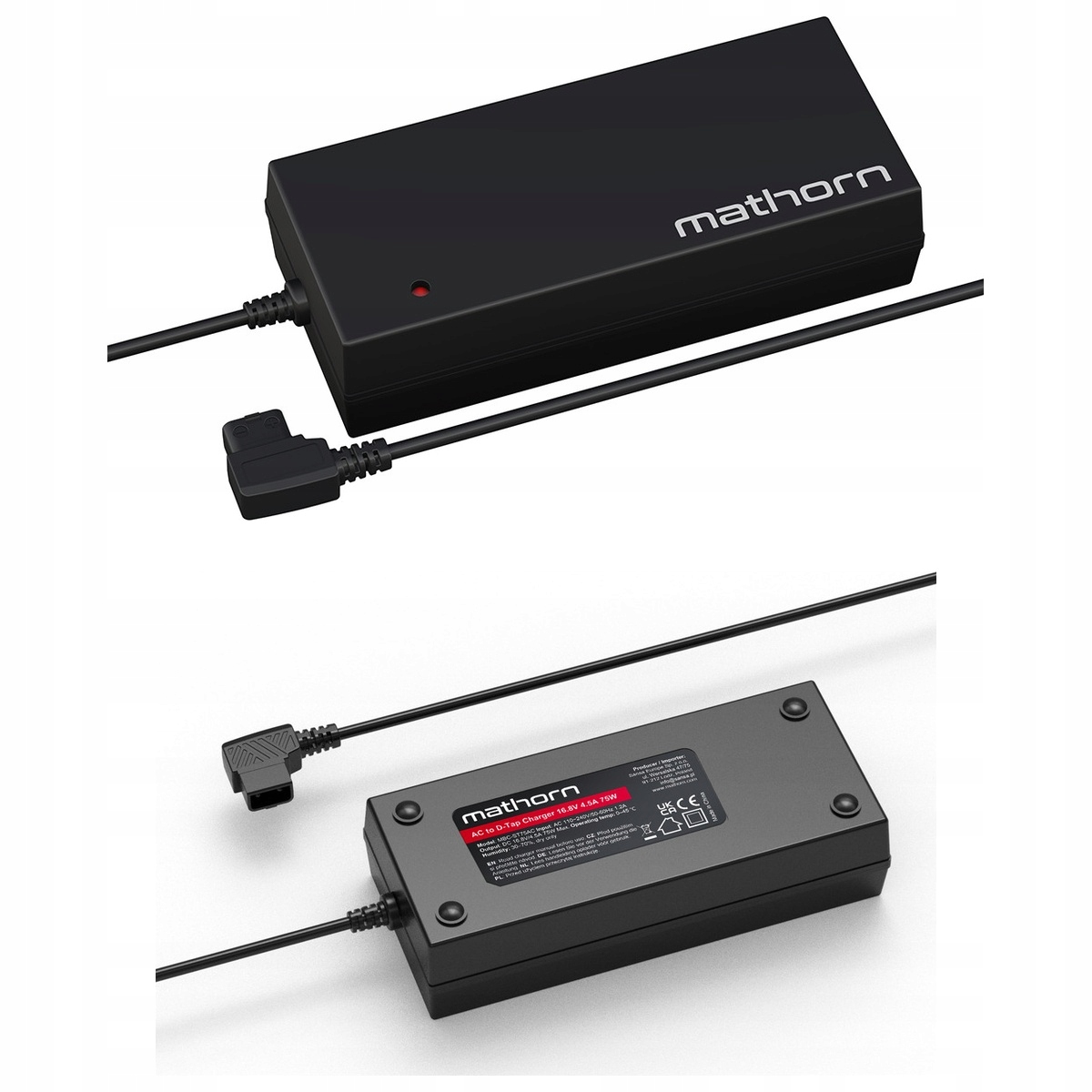 Mathorn MBC-SDT75AC-EU – Zasilacz i ładowarka D-TAP 16,8 V 75 W