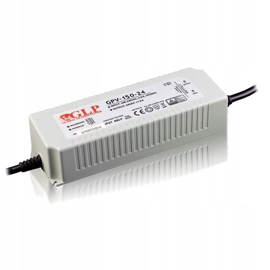 Global Leader Power GLP - Zasilacz LED 24V 6,2A 150W