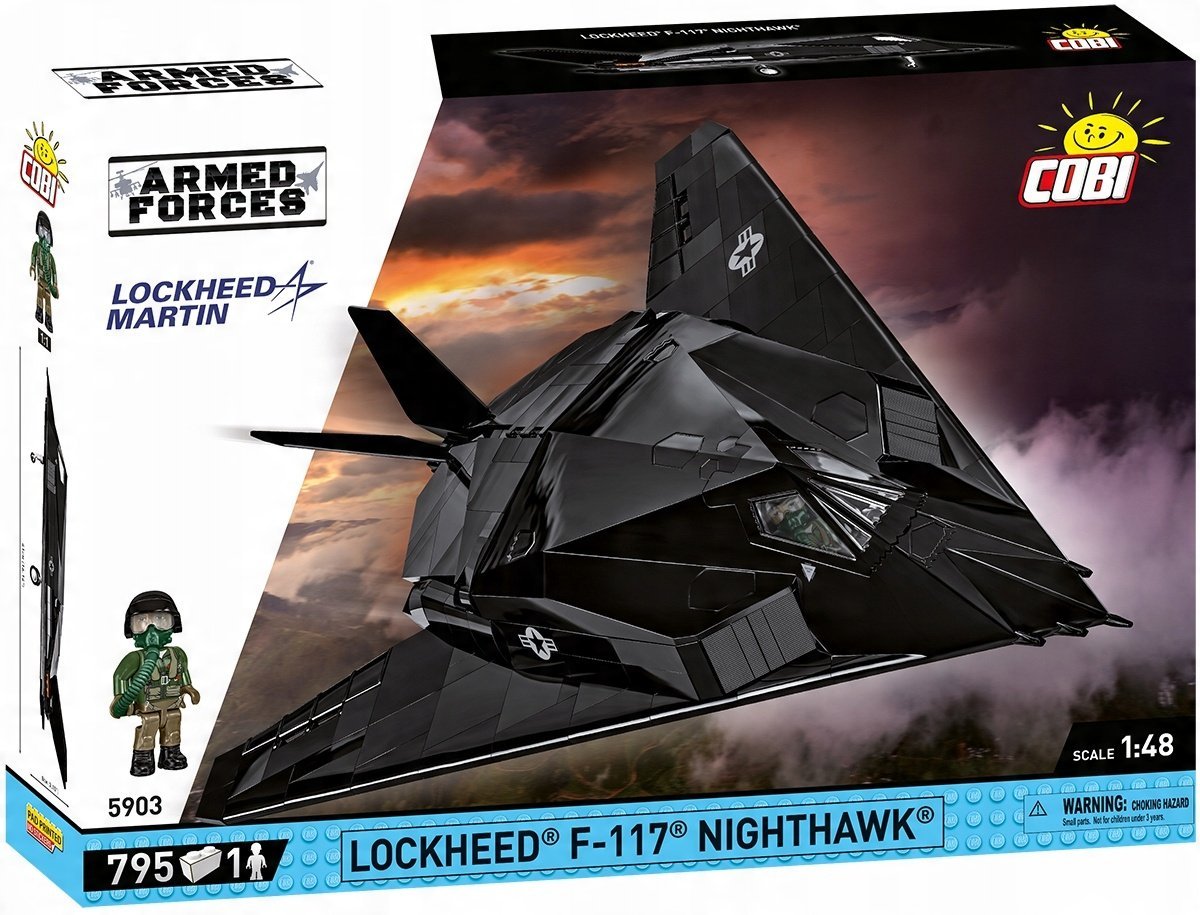 Klocki Lockheed F-117 Nighthawk – Odkryj tajemnice amerykańskiego bombowca