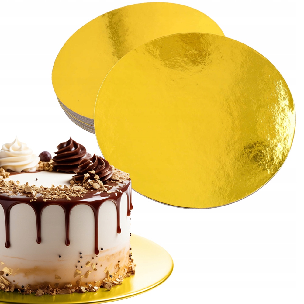 Podkład pod TORT ZŁOTY 20cm – Elegancka dekoracja na ciasto