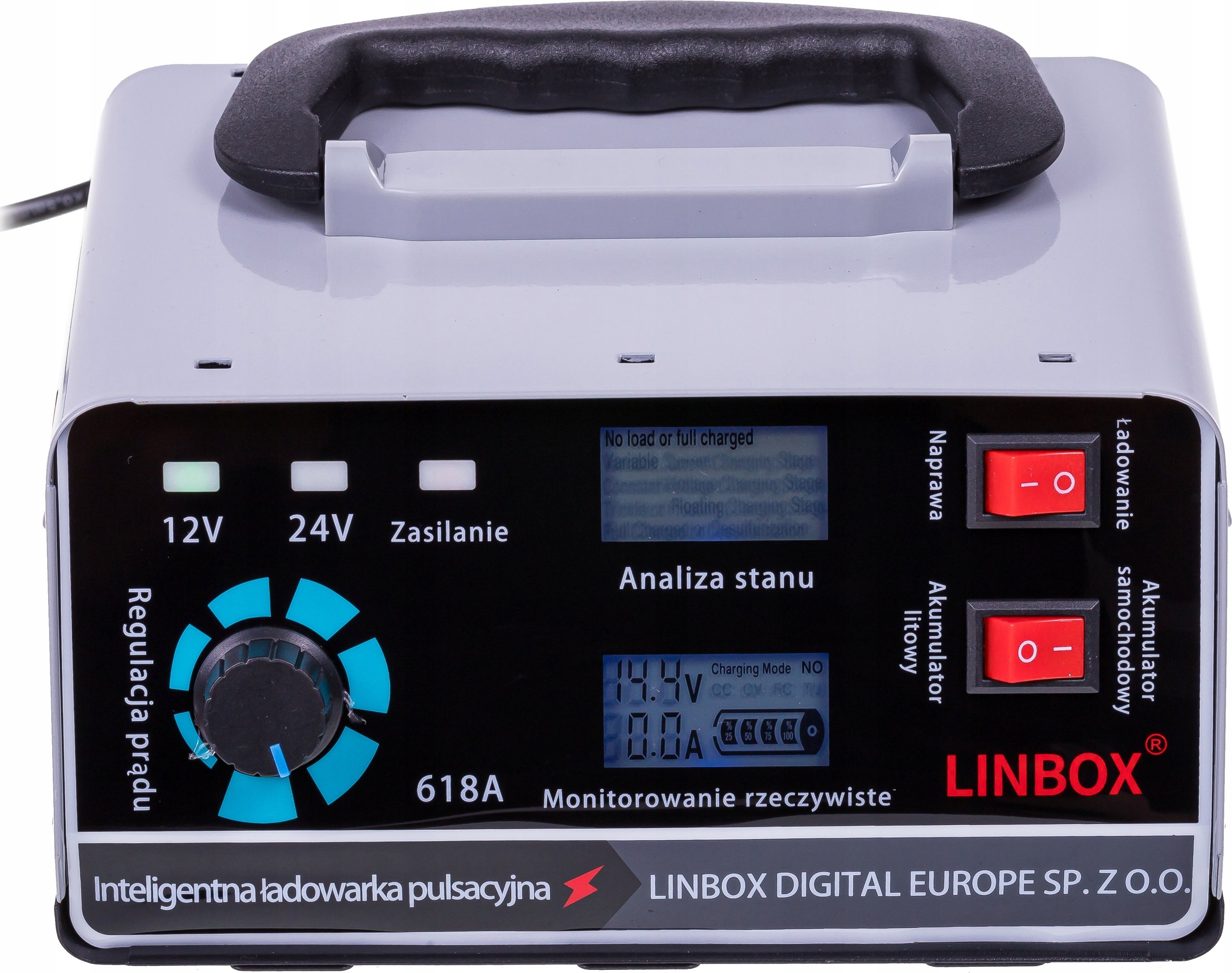 Linbox Prostownik samochodowy 12/24V – Niezawodne ładowanie akumulatorów
