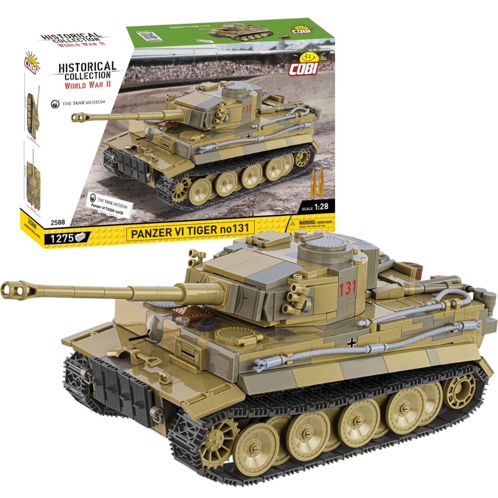 Klocki Cobi Panzer VI Tiger no131 – Historyczny model czołgu II wojny światowej