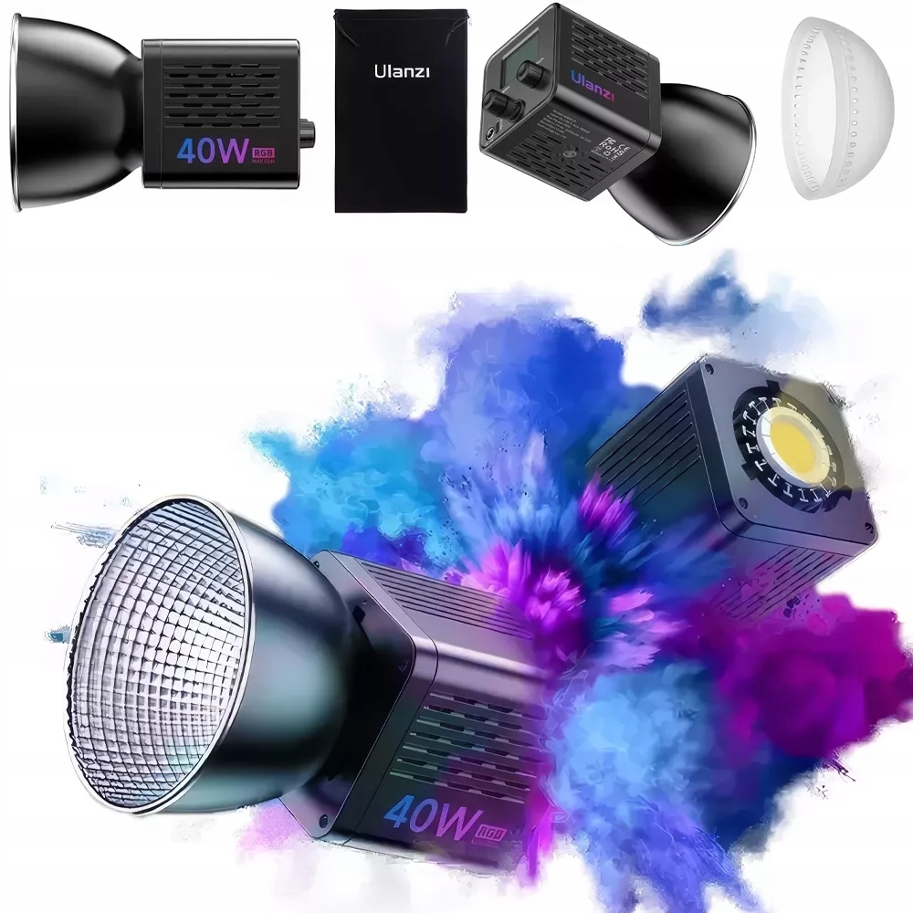 Lampa LED Ulanzi L024 40W RGB – Profesjonalne oświetlenie do studia i pleneru