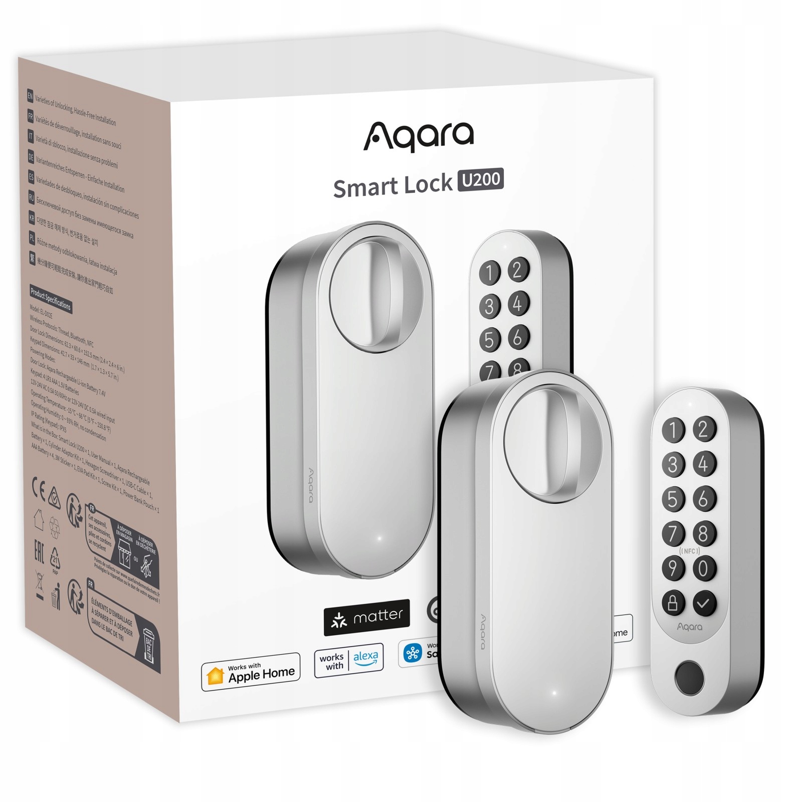 Aqara SMART LOCK U200 – Inteligentny zamek do drzwi dla nowoczesnego domu