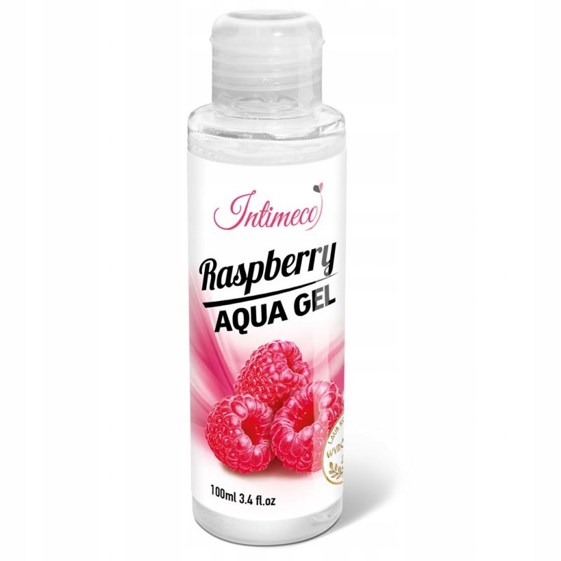 INTIMECO Raspberry Aqua Gel – Nawilżający żel intymny o aromacie malinowym