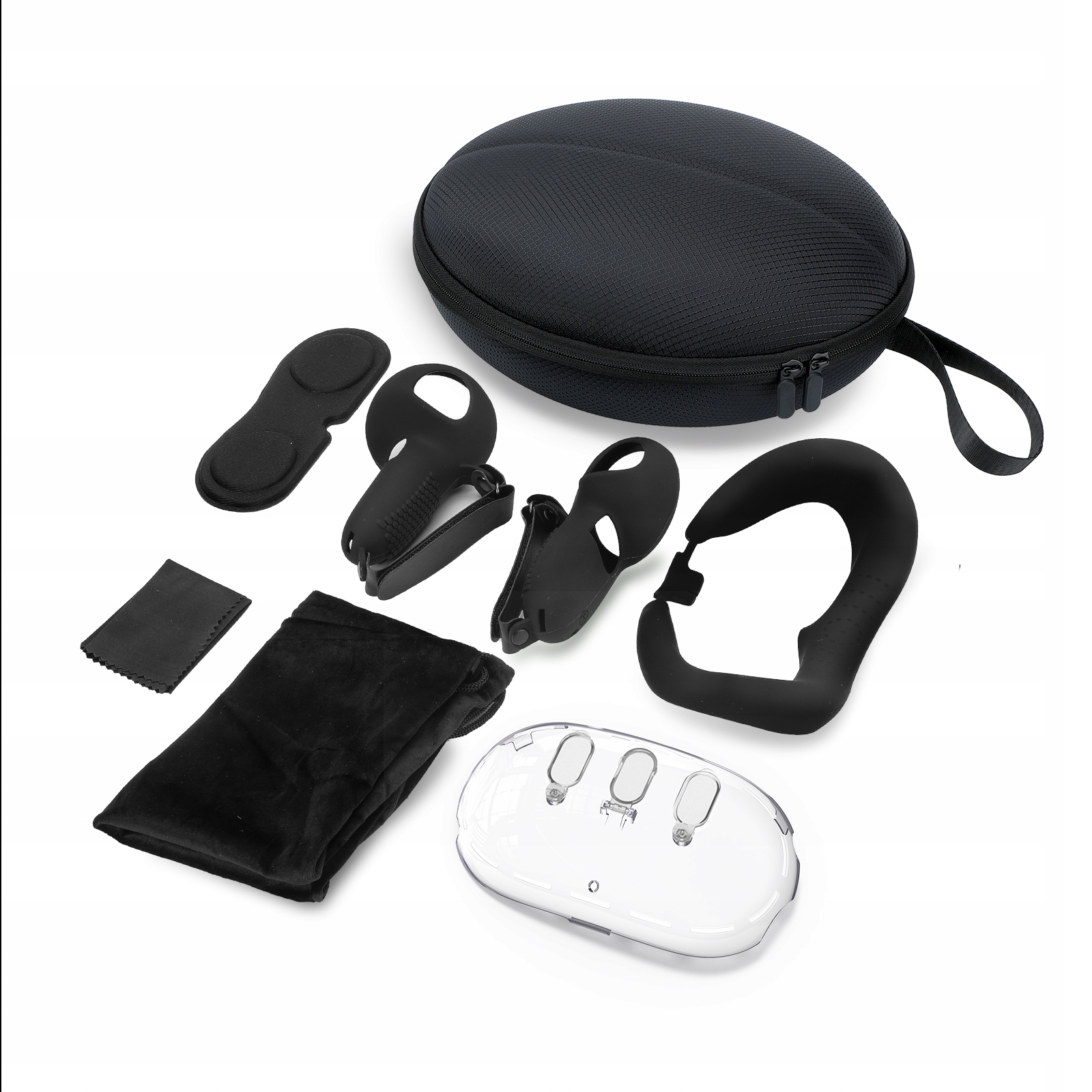 Zestaw 7w1 Akcesoriów do Gogli VR Meta Quest 3 – Kompletna ochrona i funkcjonalność