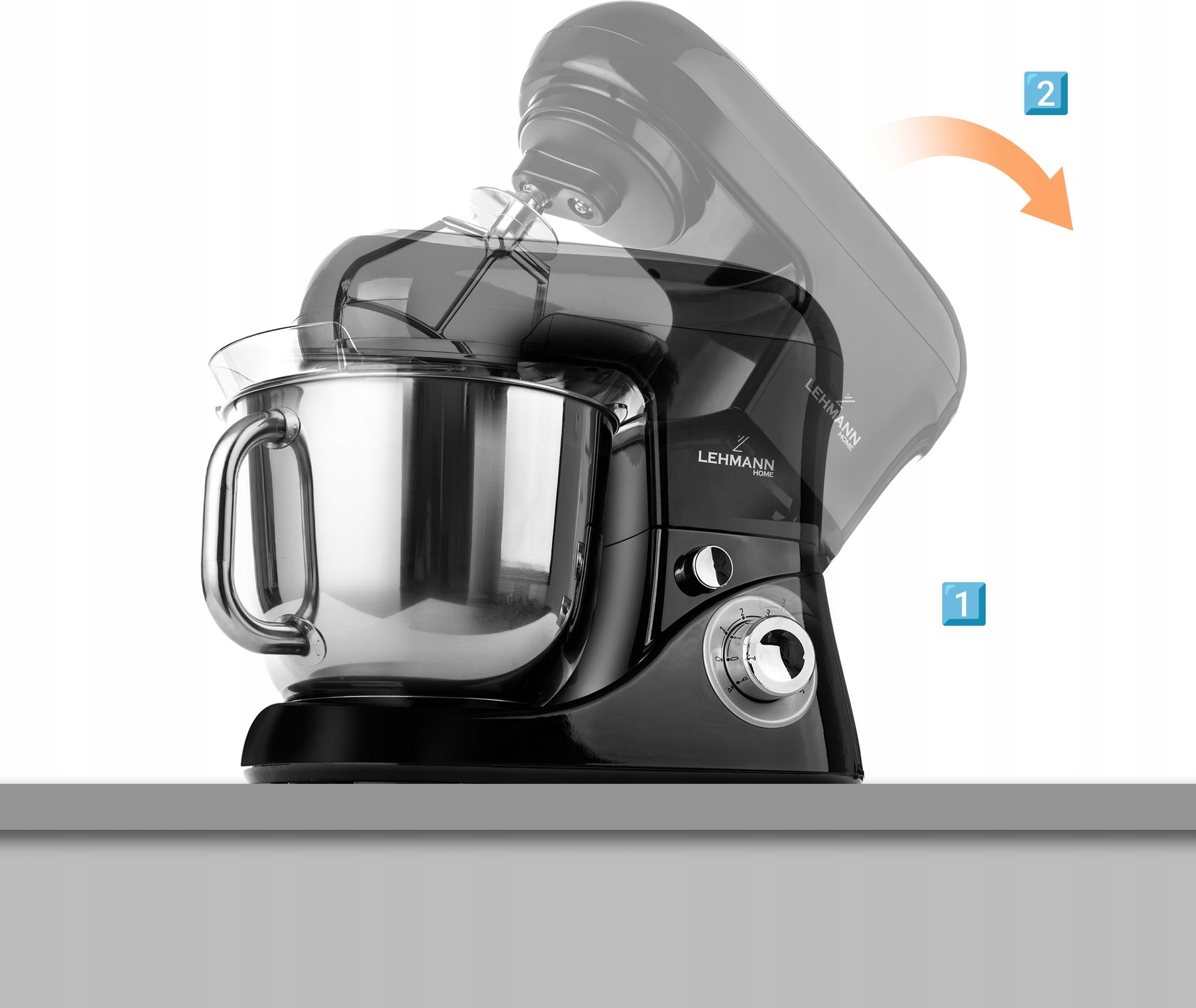 ROBOT KUCHENNY PLANETARNY MIKSER MOCNY 2200W 5L Moc 2200 W