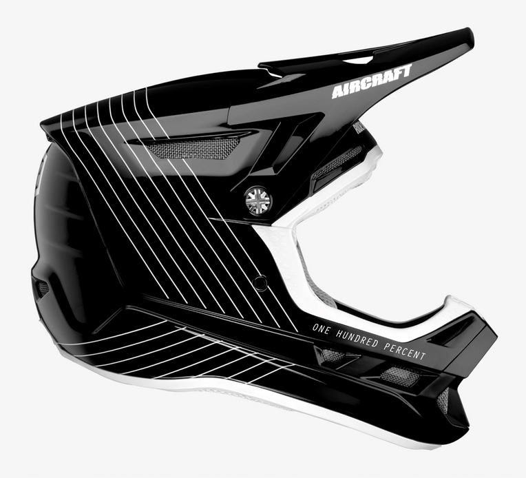 Kask Rowerowy Full Face 100% Aircraft Composite - Bezpieczeństwo i komfort na każdym zjeździe