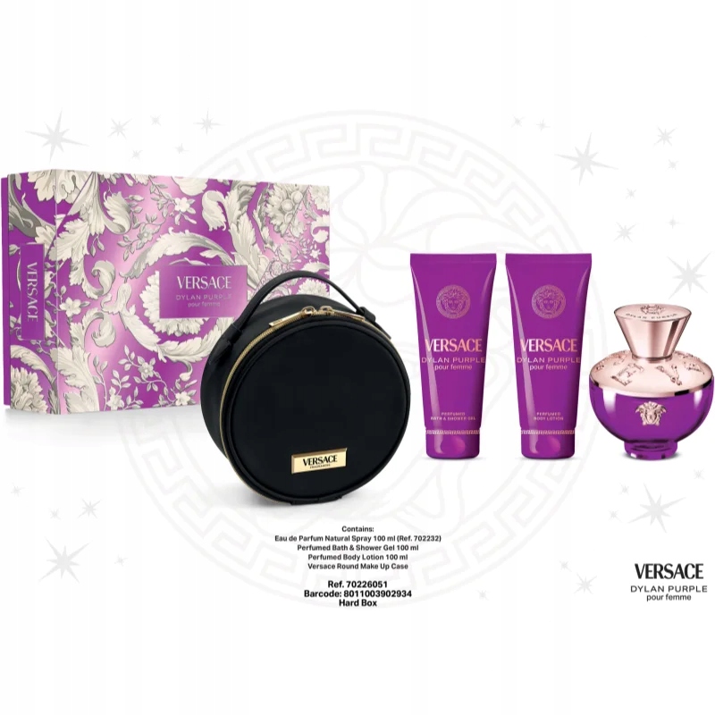 Versace Dylan Purple Pour Femme – Zestaw luksusowy dla kobiet