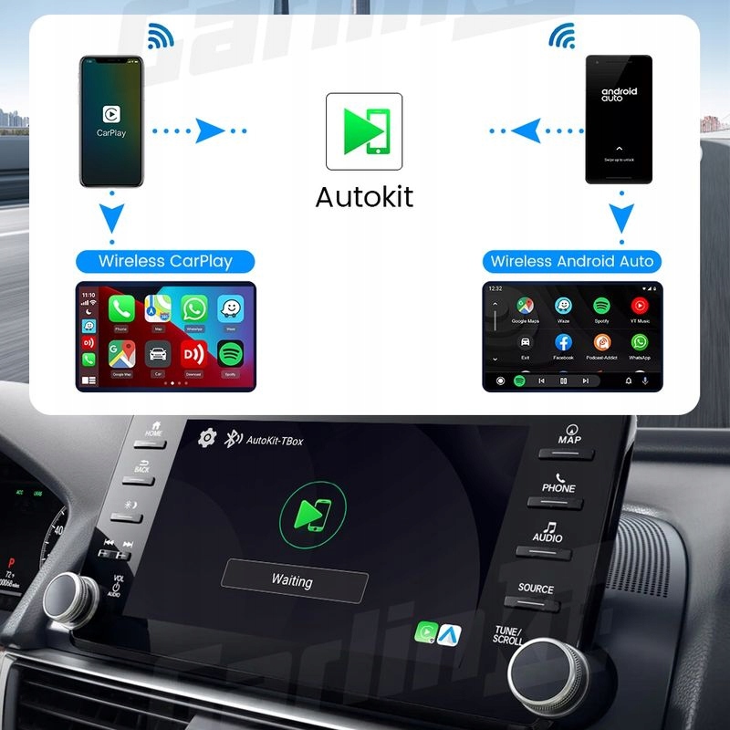Rozszerzenie funkcji oryginalnych radioodbiorników z CarPlay