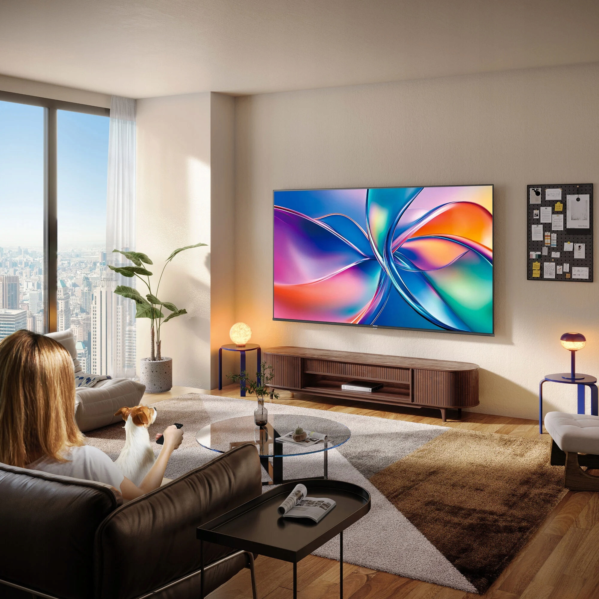 Telewizor HISENSE 75E7Q – Doskonała jakość obrazu w Twoim domu