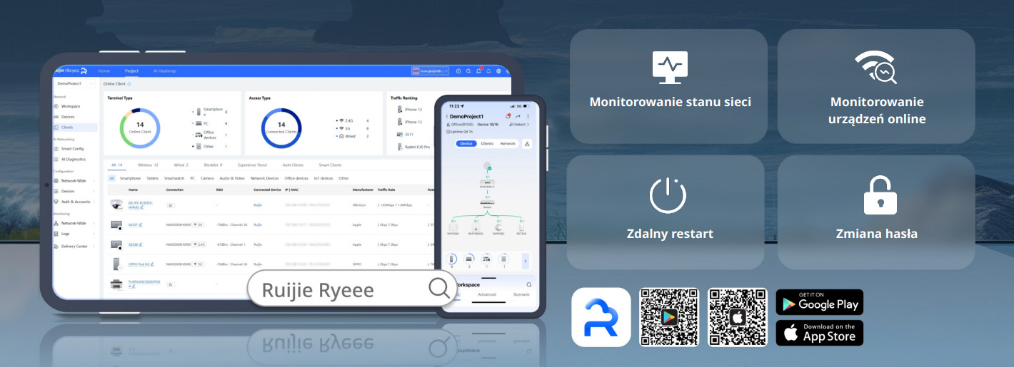 Zdalne zarządzanie przez aplikację mobilną