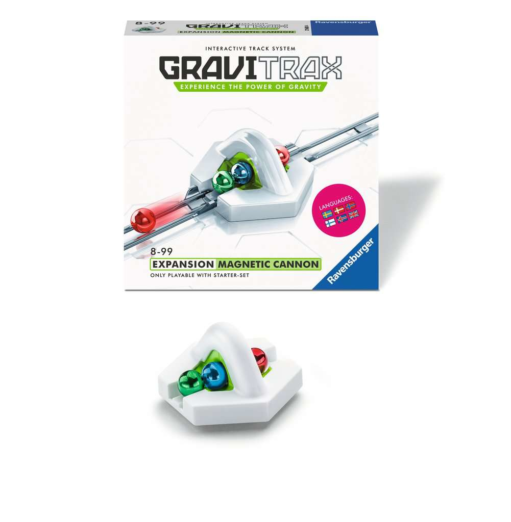 Ravensburger Gravitrax Dodatek Magnetyczna armatka – Ekscytująca zabawa z siłą magnetyczną