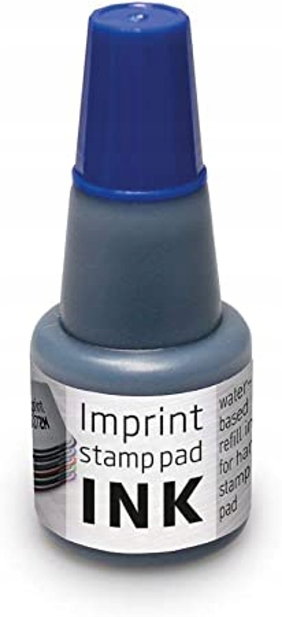 Trodat Stempelfarbe Imprint Wasserbasierend Niebieska 24ML 7711 – Idealny wybór do pieczątek