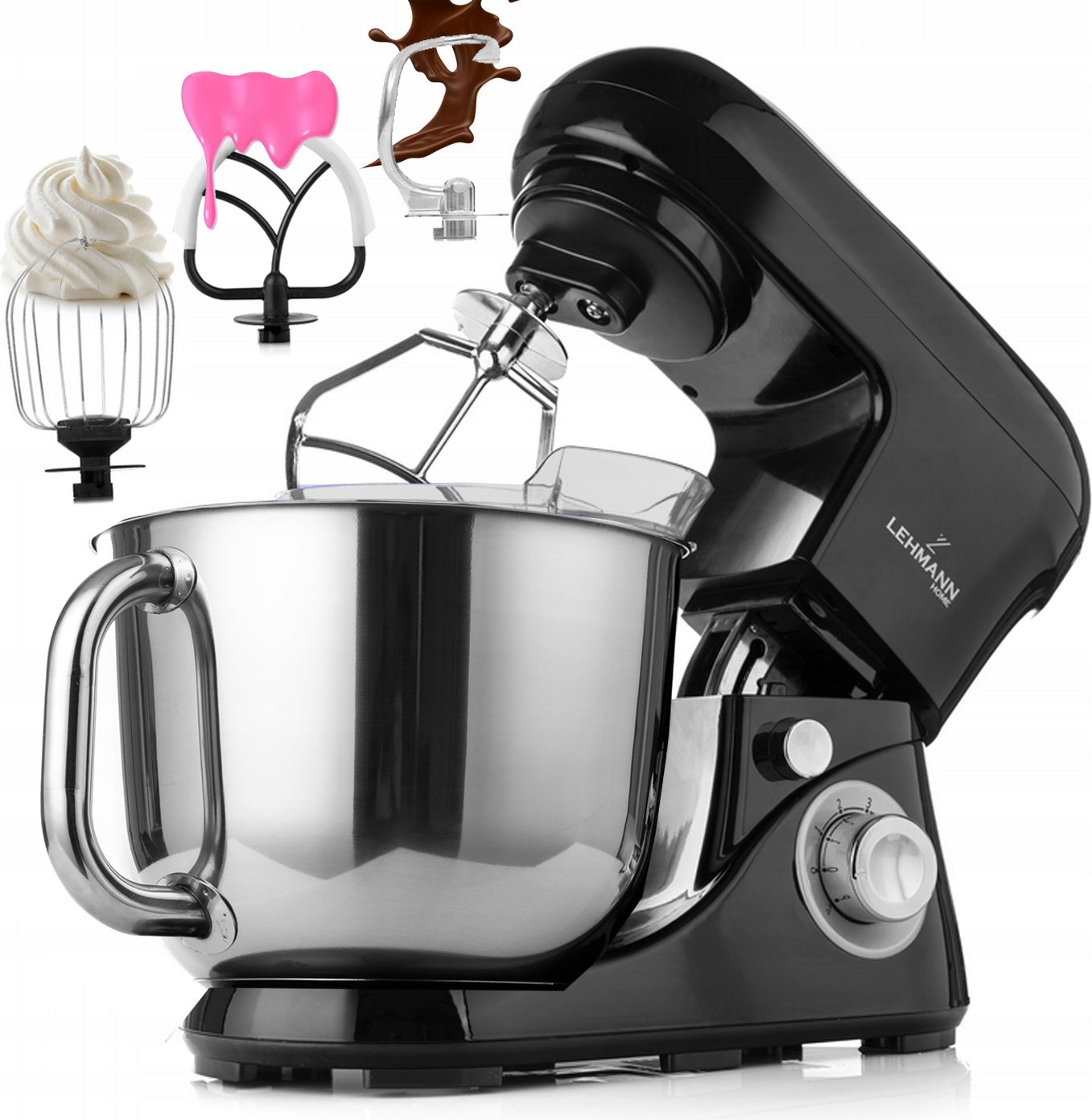 ROBOT KUCHENNY PLANETARNY MIKSER MOCNY 2200W 5L