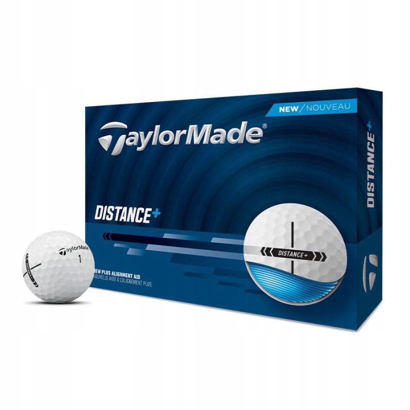 Piłki golfowe TAYLOR MADE Distance+ – Wysoka prędkość i zasięg w każdym uderzeniu