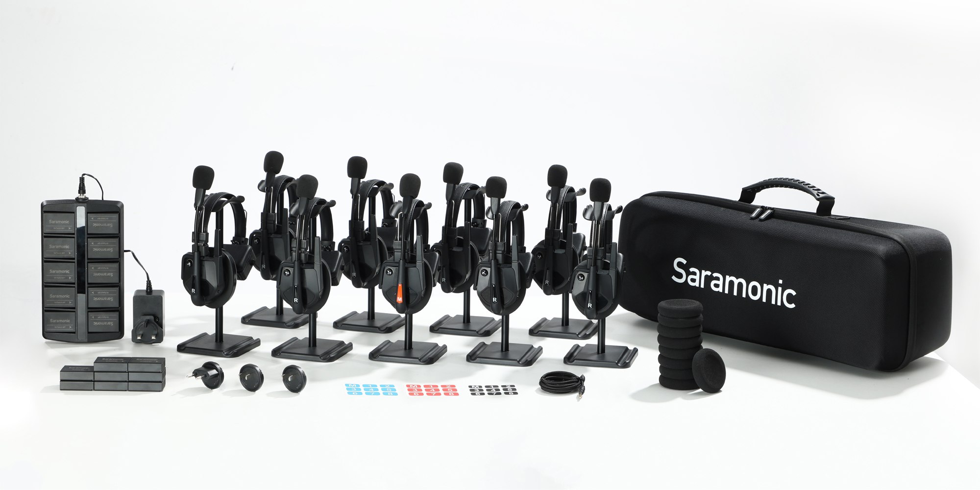 width=100% Bezprzewodowy system słuchawkowy Saramonic WiTalk9 WT9S