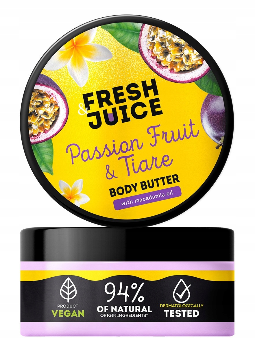 FRESH JUICE Masło do ciała Marakuja i Tiare 200 ml – pielęgnacja dla Twojej skóry