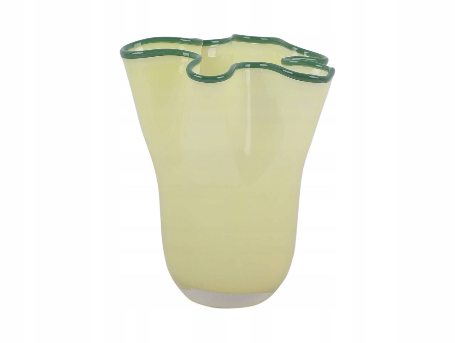 Wazon szklany RUFFLES, 22 cm – Elegancka dekoracja do każdego wnętrza