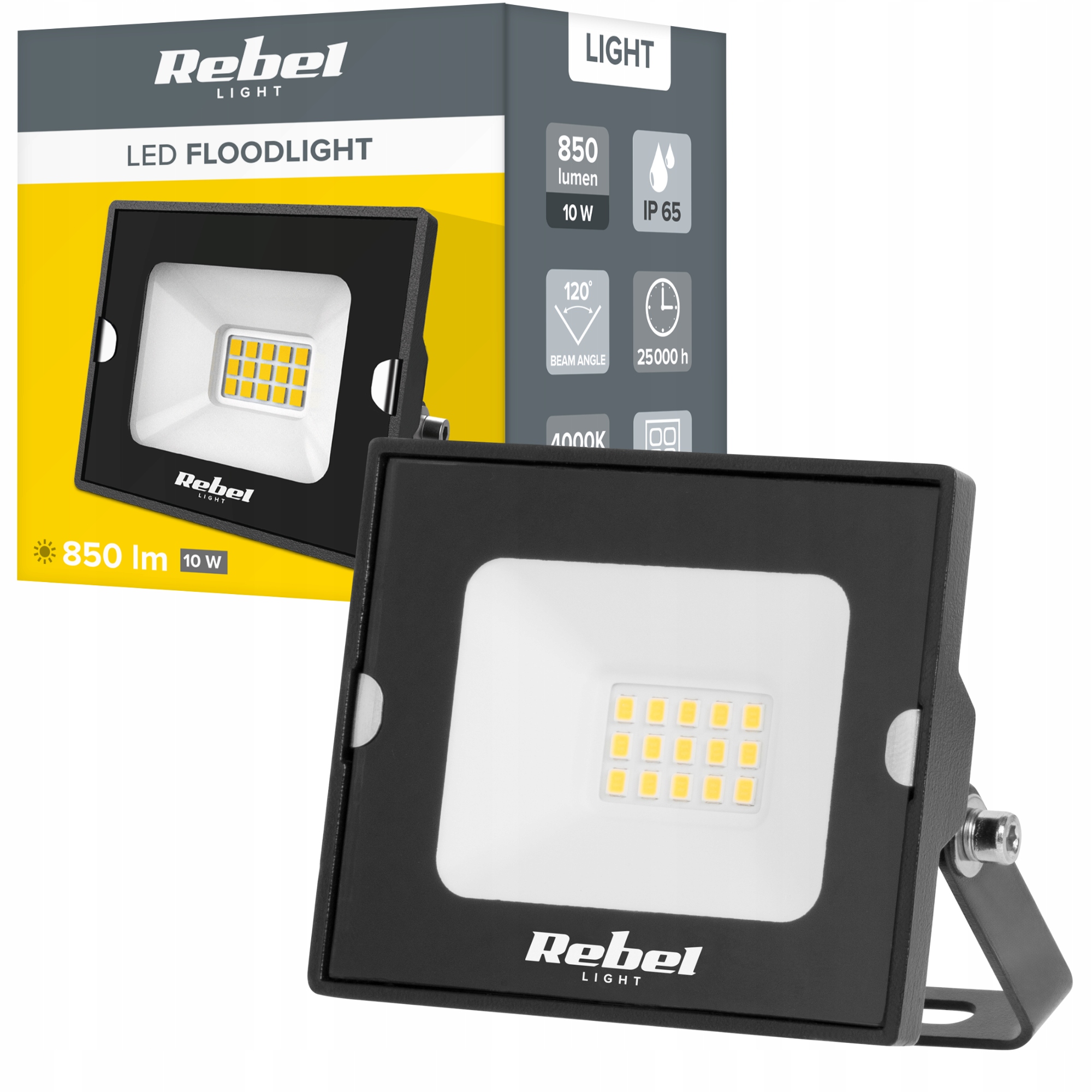 Reflektor LED 10W 4000K – Nowoczesne oświetlenie do Twojego domu i ogrodu