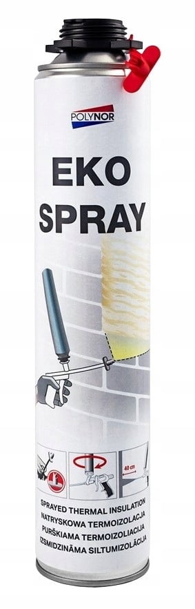 THERMAL INSULATION POLYNOR EKO SPRAY 750 – Innowacyjna pianka natryskowa do izolacji
