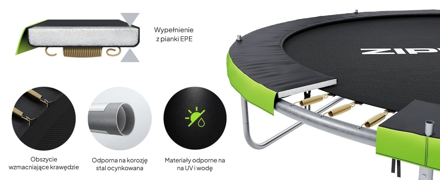 Trampolina ZIPRO JumpPro IN