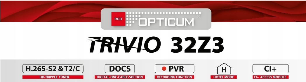 Trzy systemowe tunery DVB-S2, DVB-T2, DVB-C