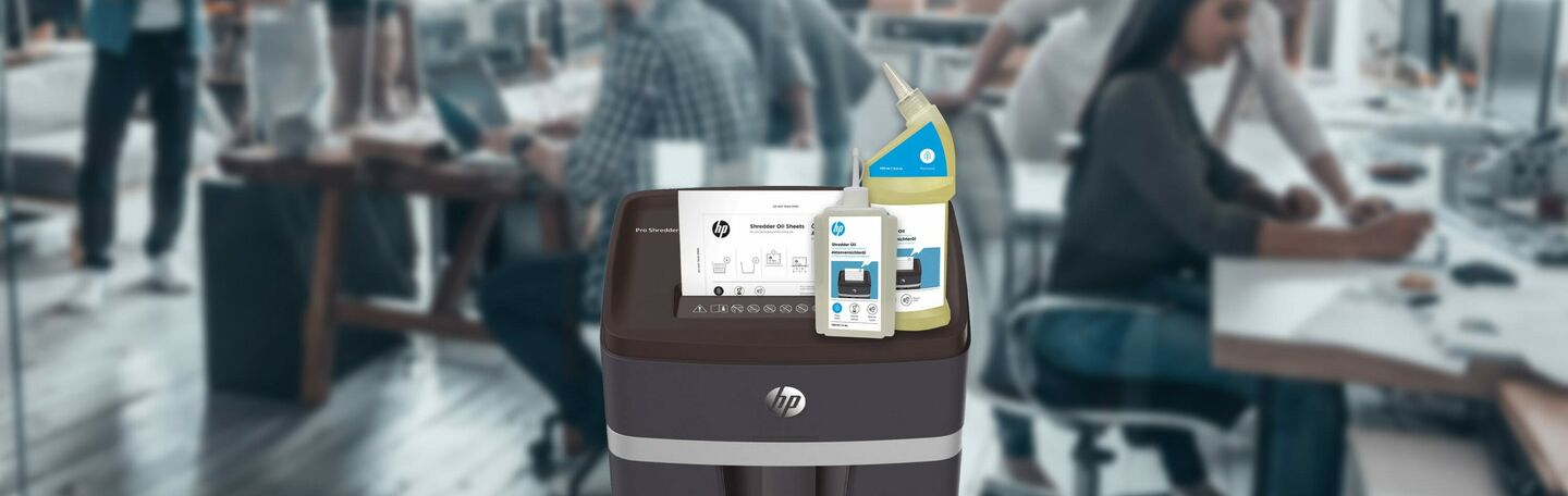 Cicha praca i dłuższa żywotność dzięki olejowi do niszczarek HP
